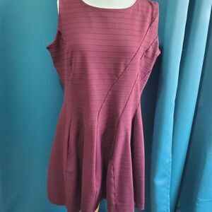Halogen  Fit & Flare Stretchy Compression swing dress  XL